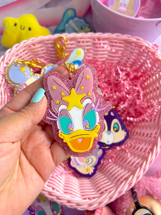 Pastel Dreams Daisy Bag Charm / Keychain (LIMITED)