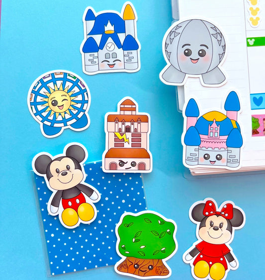 Park Plushies / Sticker Die Cut PACK