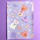 Purple Pumpkin FULL PAGE Sticker Paper (6x9)