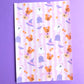 Pink Pumpkin FULL PAGE Sticker Paper (6x9)