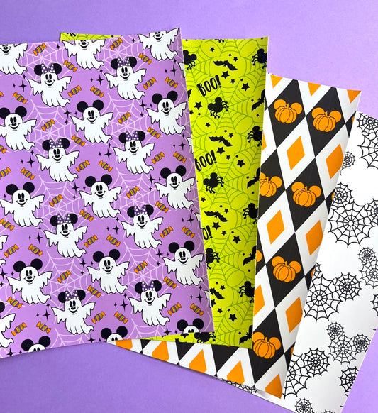 Magical Halloween / FULL PAGE Sticker Paper Pack