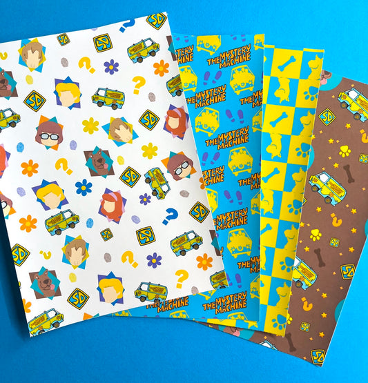 Spooky Mysteries / FULL PAGE Sticker Paper Pack