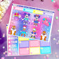 Galaxy Dreams / Purple Holographic Foil Full Kit (1.5" BOXES) (LE COLOR)