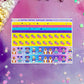 Galaxy Dreams /  Purple Holographic Foil Washi Strips
