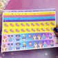 Galaxy Dreams /  Purple Holographic Foil Washi Strips