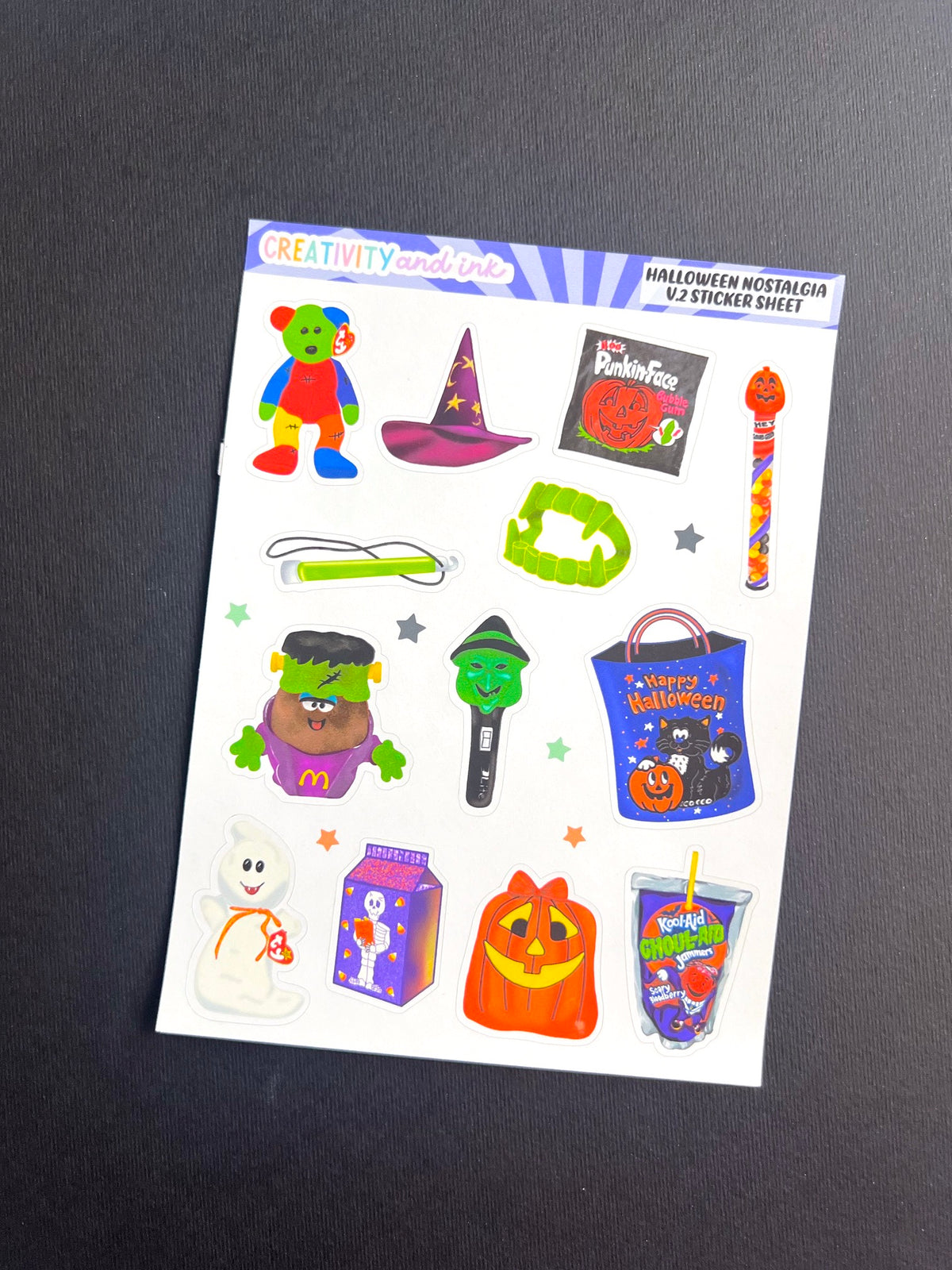 Halloween Nostalgia V2 / Sticker Sheet
