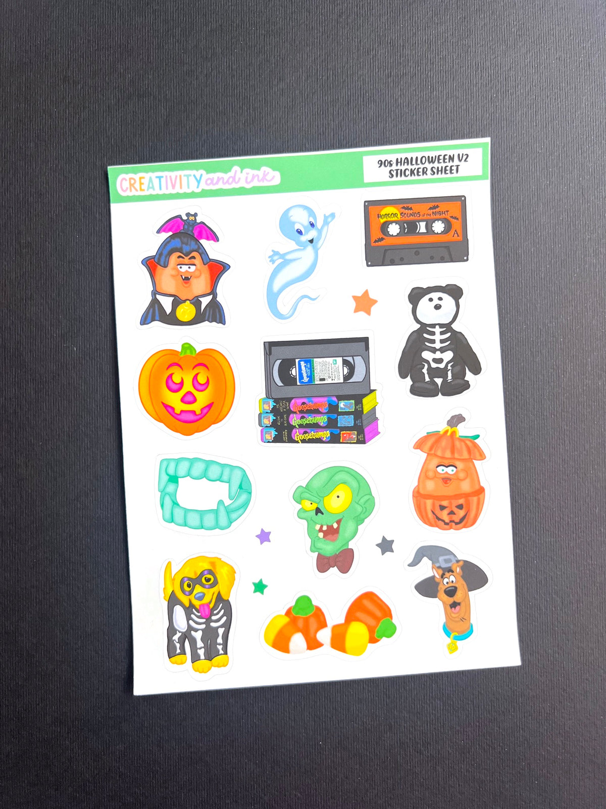 90s Halloween V2 / Sticker Sheet