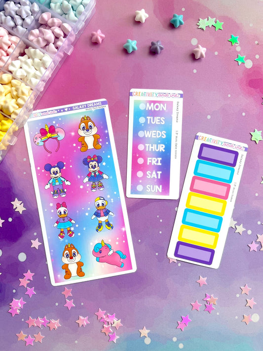 Galaxy Dreams / Mini Boxes - Sheets (1.3"  SIZE)