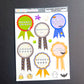Halloween Award Ribbons / Sticker Sheet
