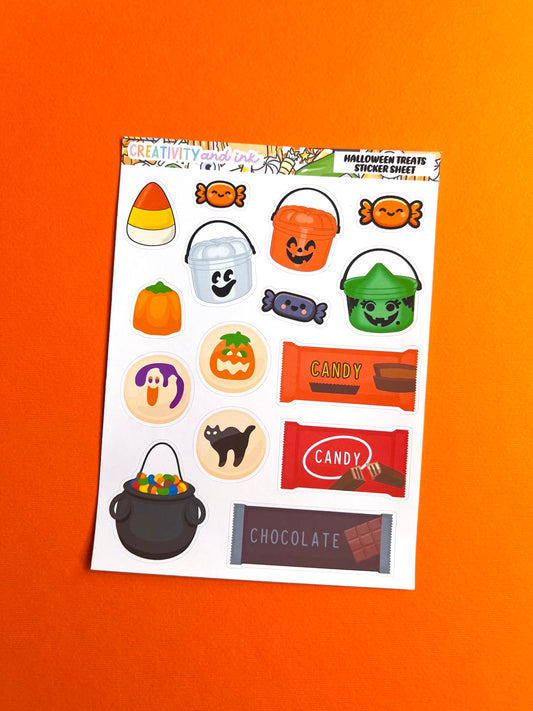 Halloween Treats / Sticker Sheet