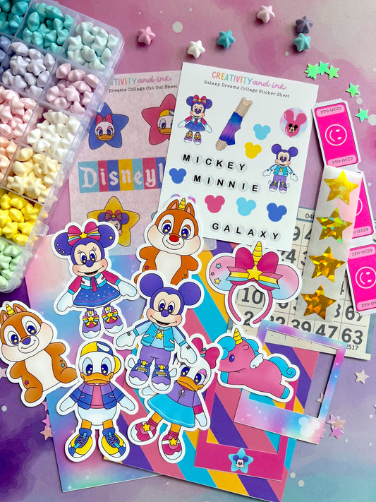 NEW! Galaxy Dreams / Collage & Sticker Pack