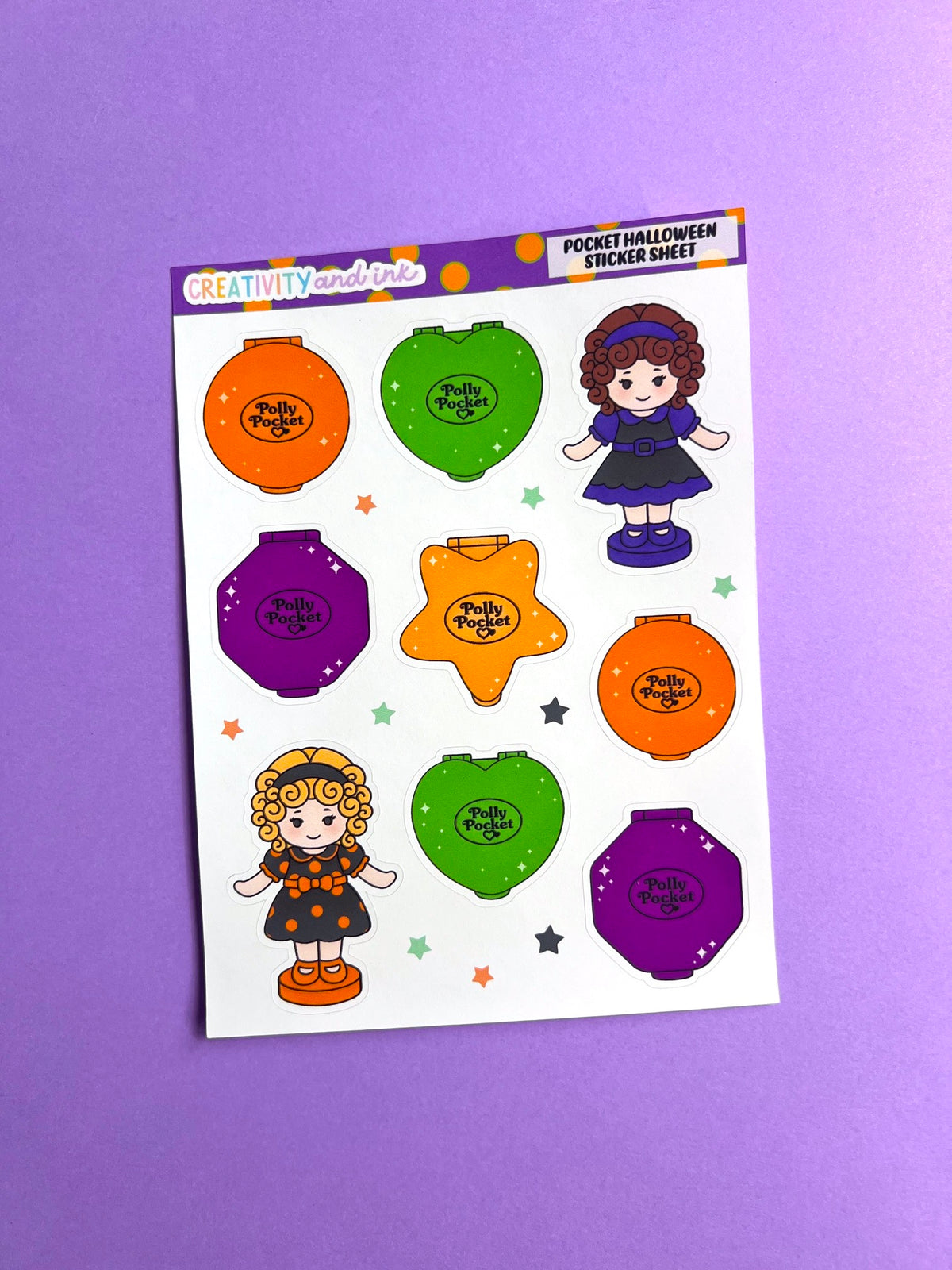 Pocket Halloween / Sticker Sheet