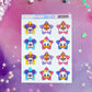 Galaxy Dreams Large Star Deco Sticker Sheet
