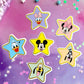 Sensational Stars / Gold Glitter Foil Die Cut Sticker Pack (OOPS)