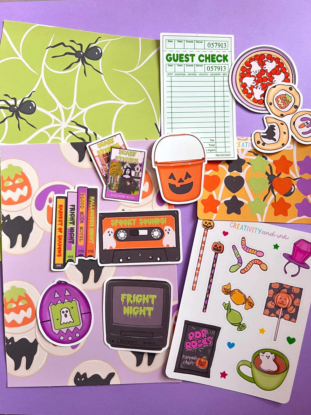 Halloween Night / Junk Journal Kit