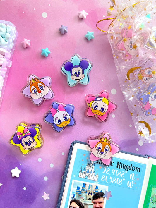 Galaxy Dreams Acrylic Clips