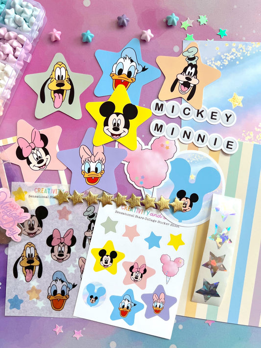 NEW! Sensational Stars / Collage & Sticker Pack