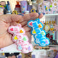 Personalized Mouse Cluster Name Acrylic Bag Charm / Keychain