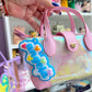 Personalized Mouse Cluster Name Acrylic Bag Charm / Keychain