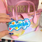 Personalized Mouse Cluster Name Acrylic Bag Charm / Keychain