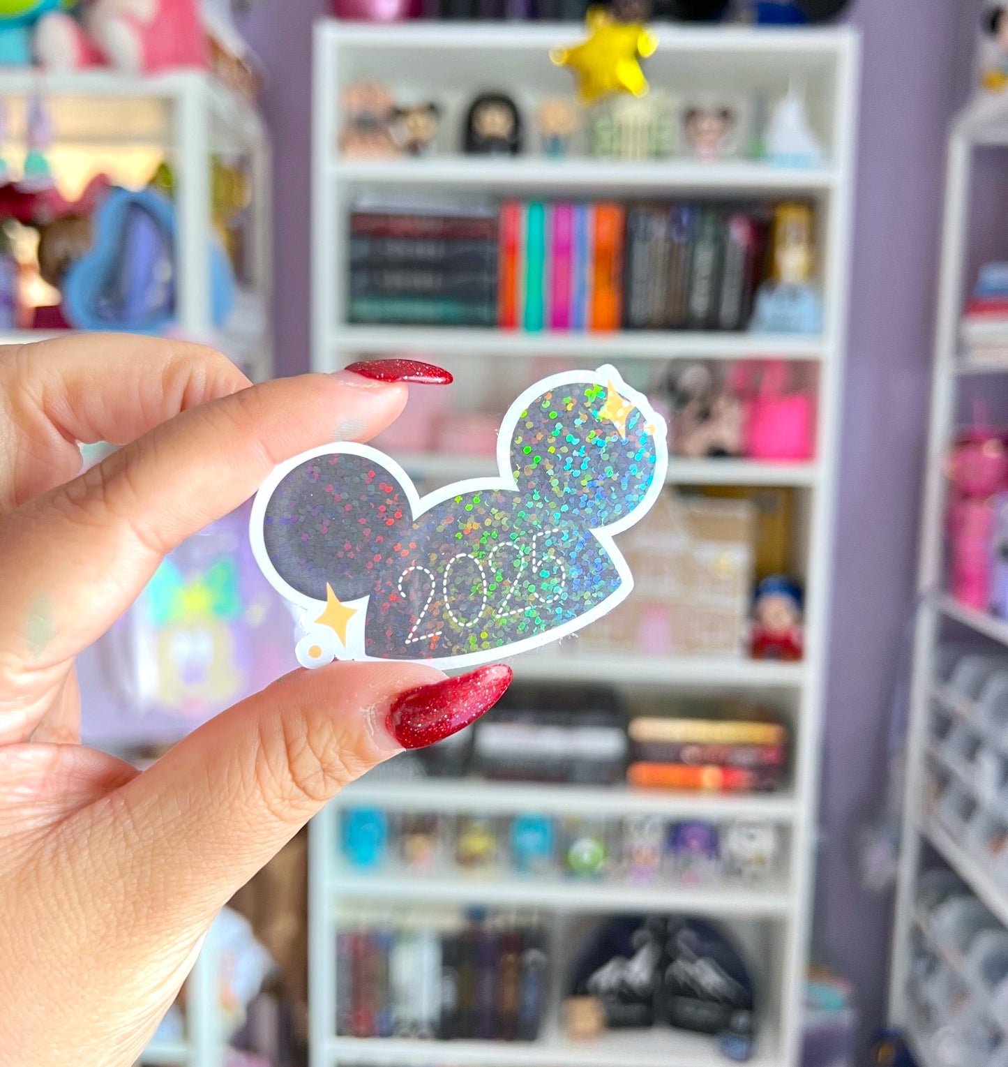 2025 / Glitter Die Cut Sticker