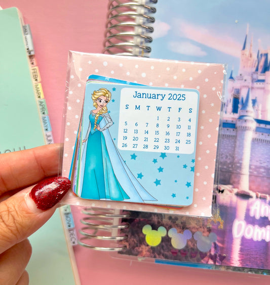 2025 Princess Calendar Die Cut PACK