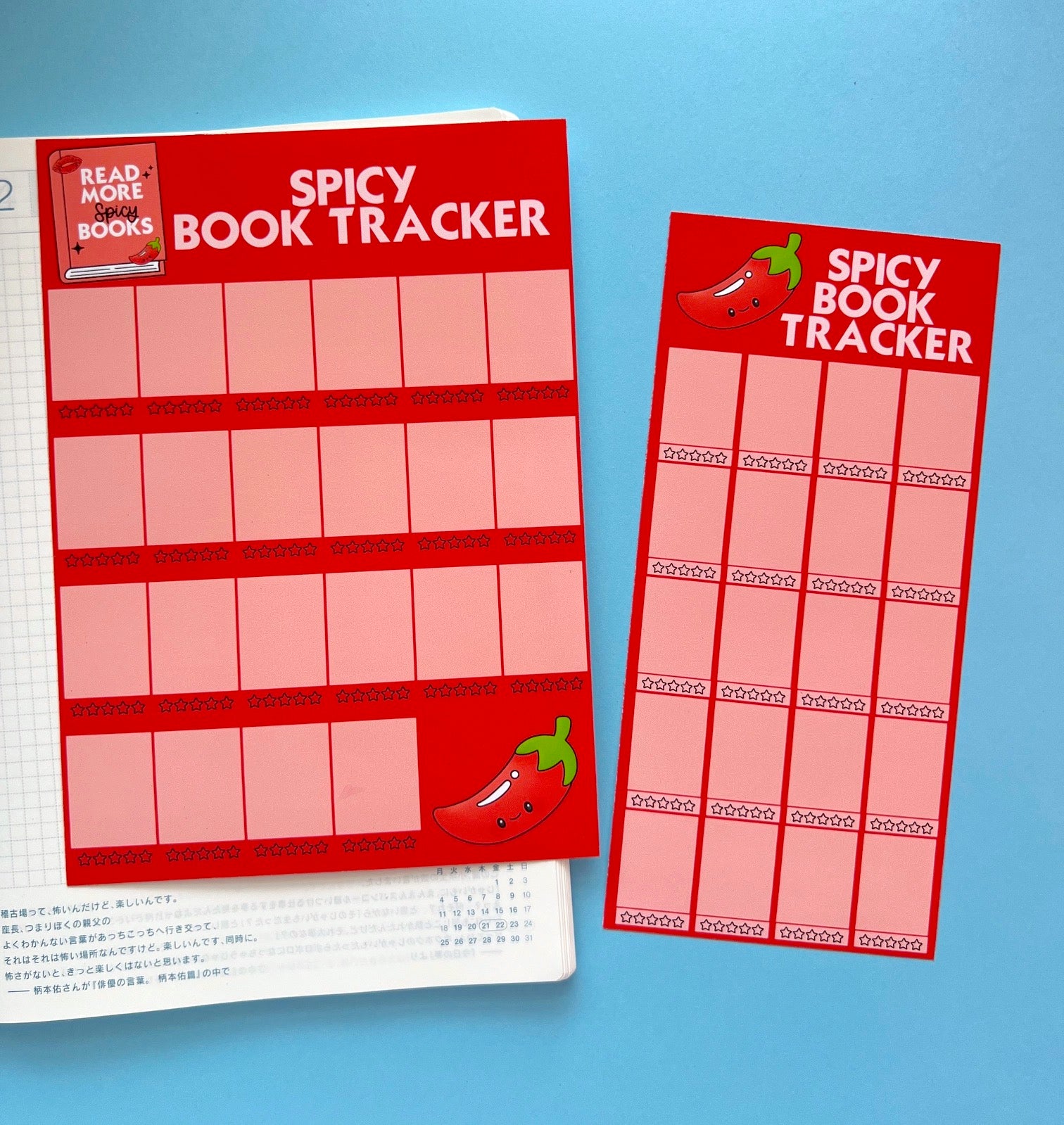 Book Genre FULL SIZE Sticker Trackers