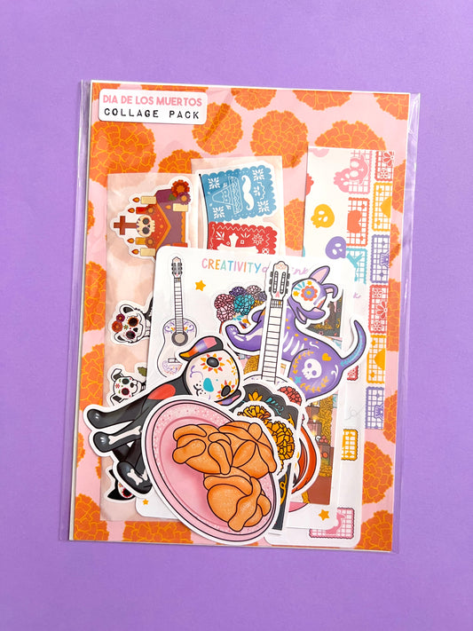 Dia De Los Muertos / Collage & Sticker Pack