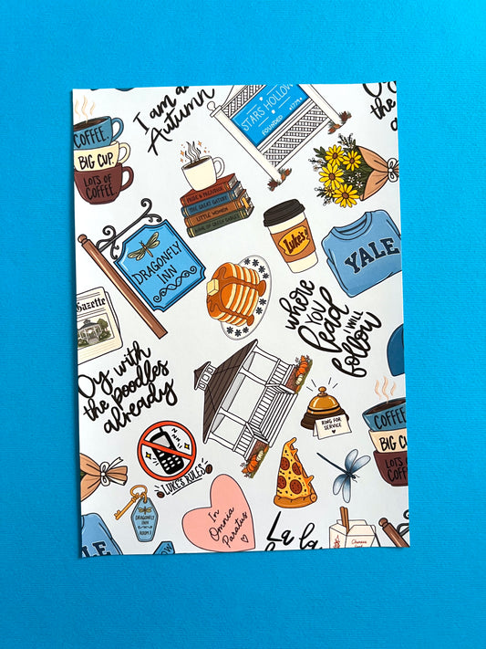 Gilmore FULL PAGE Sticker Paper (6x9)