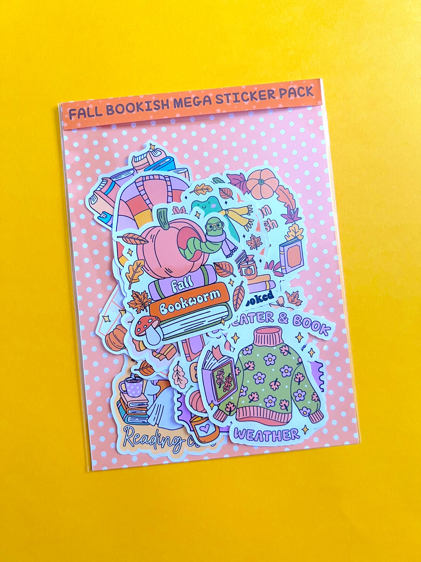 Fall Bookish MEGA Sticker Pack