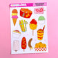 Mexican Snacks / Sticker Sheet