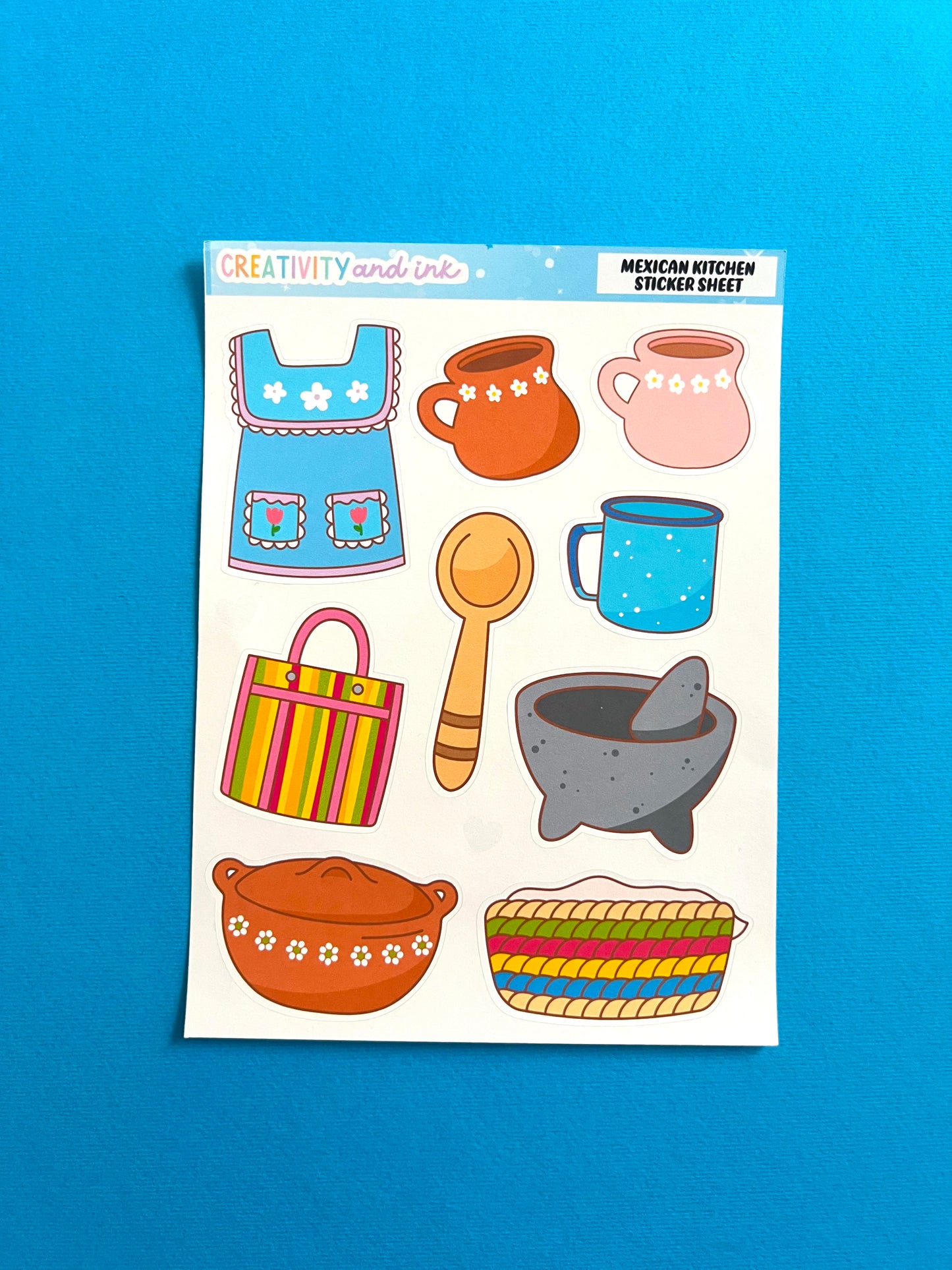 Mexican Kitchen / Sticker Sheet