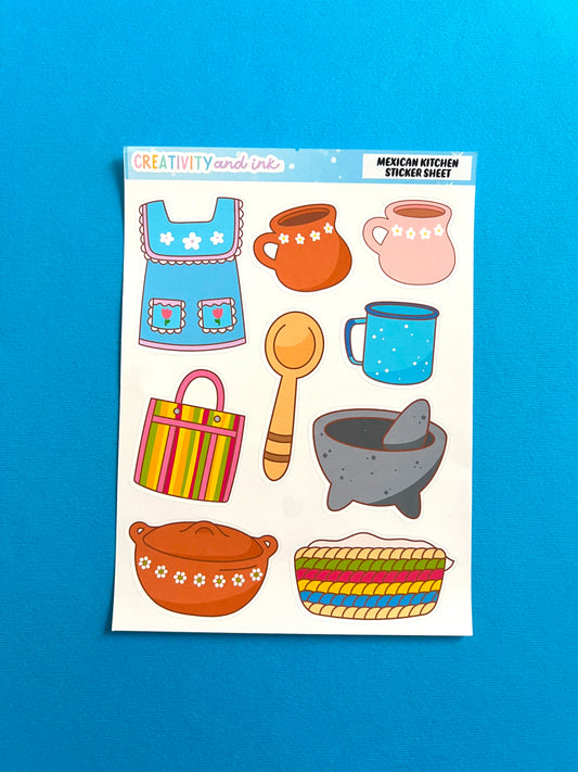 Mexican Kitchen / Sticker Sheet