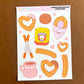 Churros & Chocolate / Sticker Sheet
