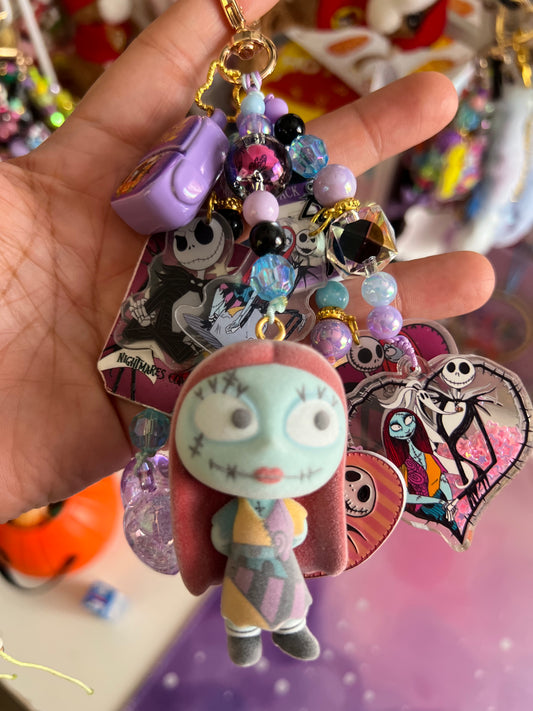 Handmade Fancy & Chunky Beaded Bag Charm - 8