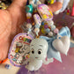 Handmade Fancy & Chunky Beaded Bag Charm - 12