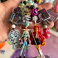 Handmade Fancy & Chunky Beaded Bag Charm - 14