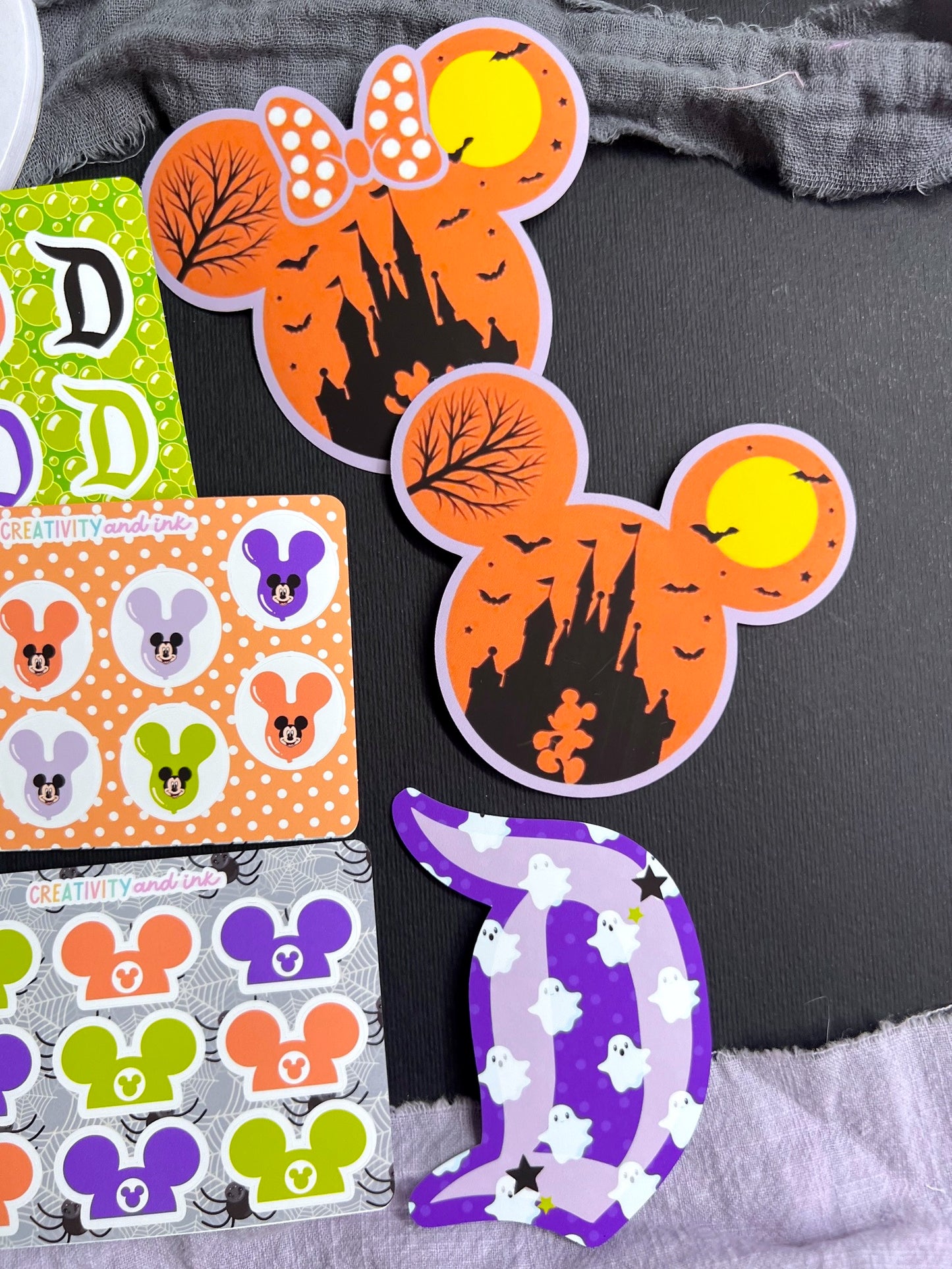Halloween Magic / $2 Mini Sticker Sheets and Die Cut Stickers