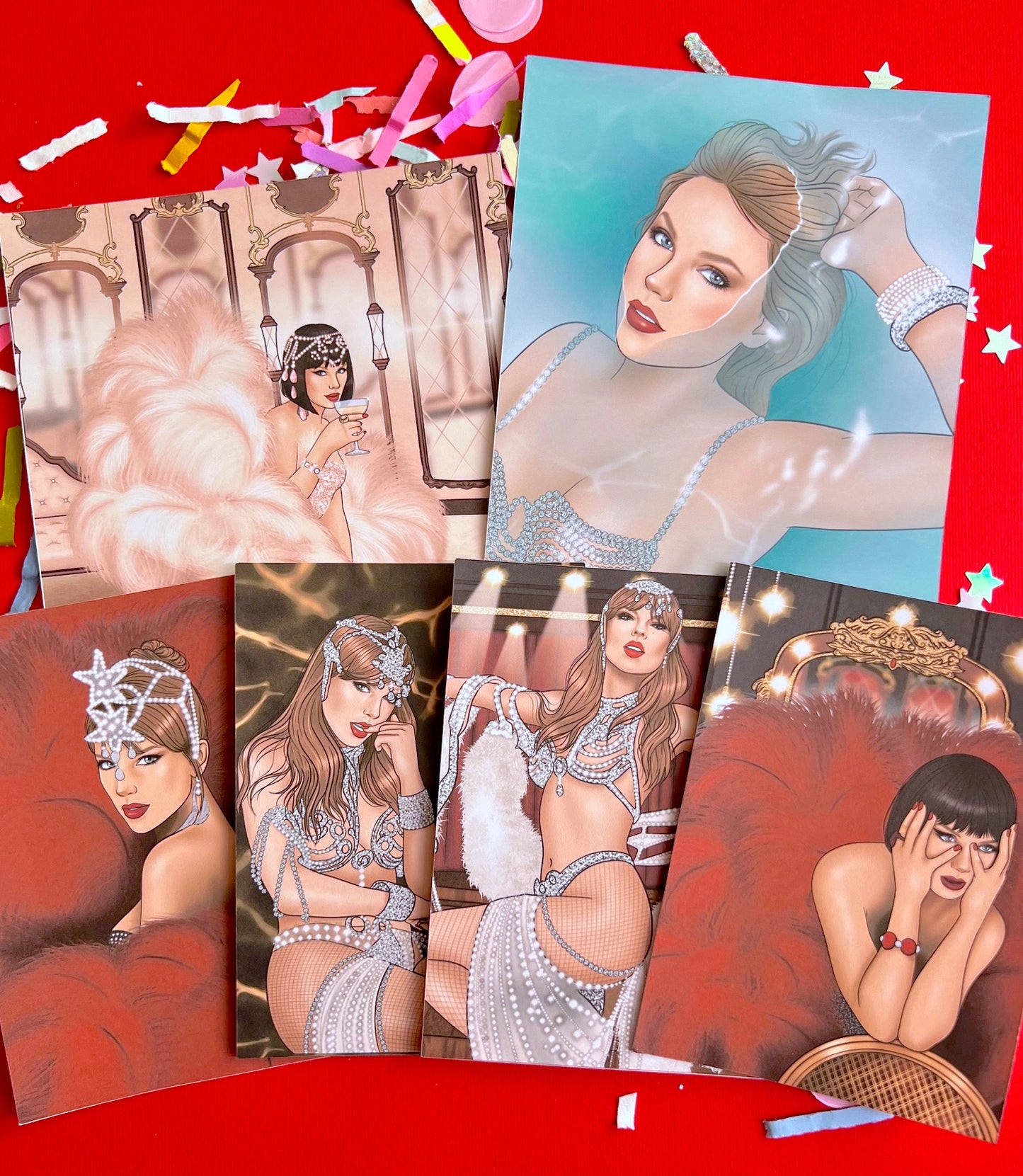 Showgirl Full Page Sticker PACK