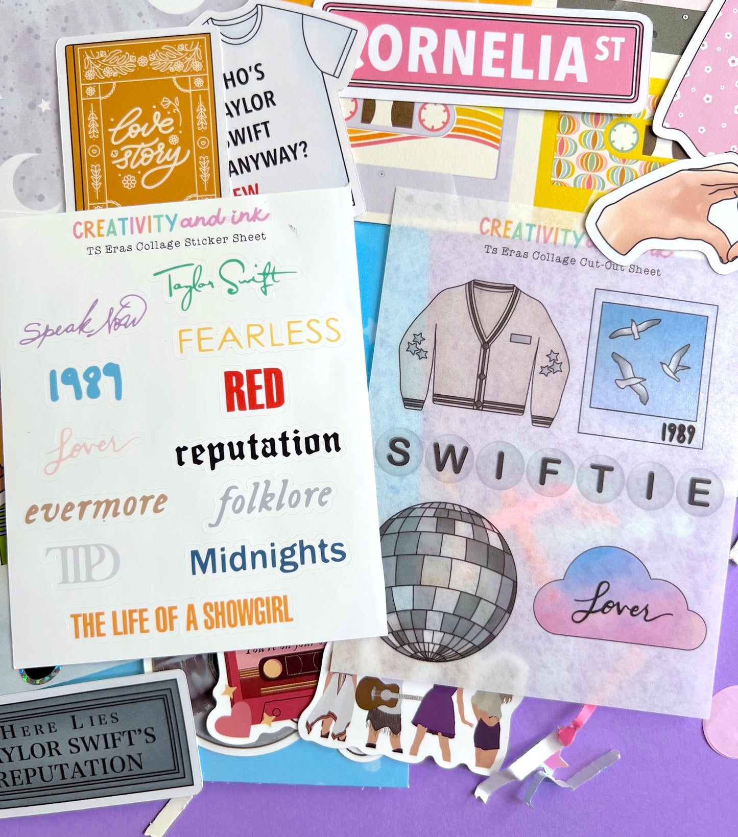 NEW! TS Eras / Collage & Sticker Pack