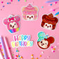 Magical Birthday / Die Cut Sticker ALC Extras