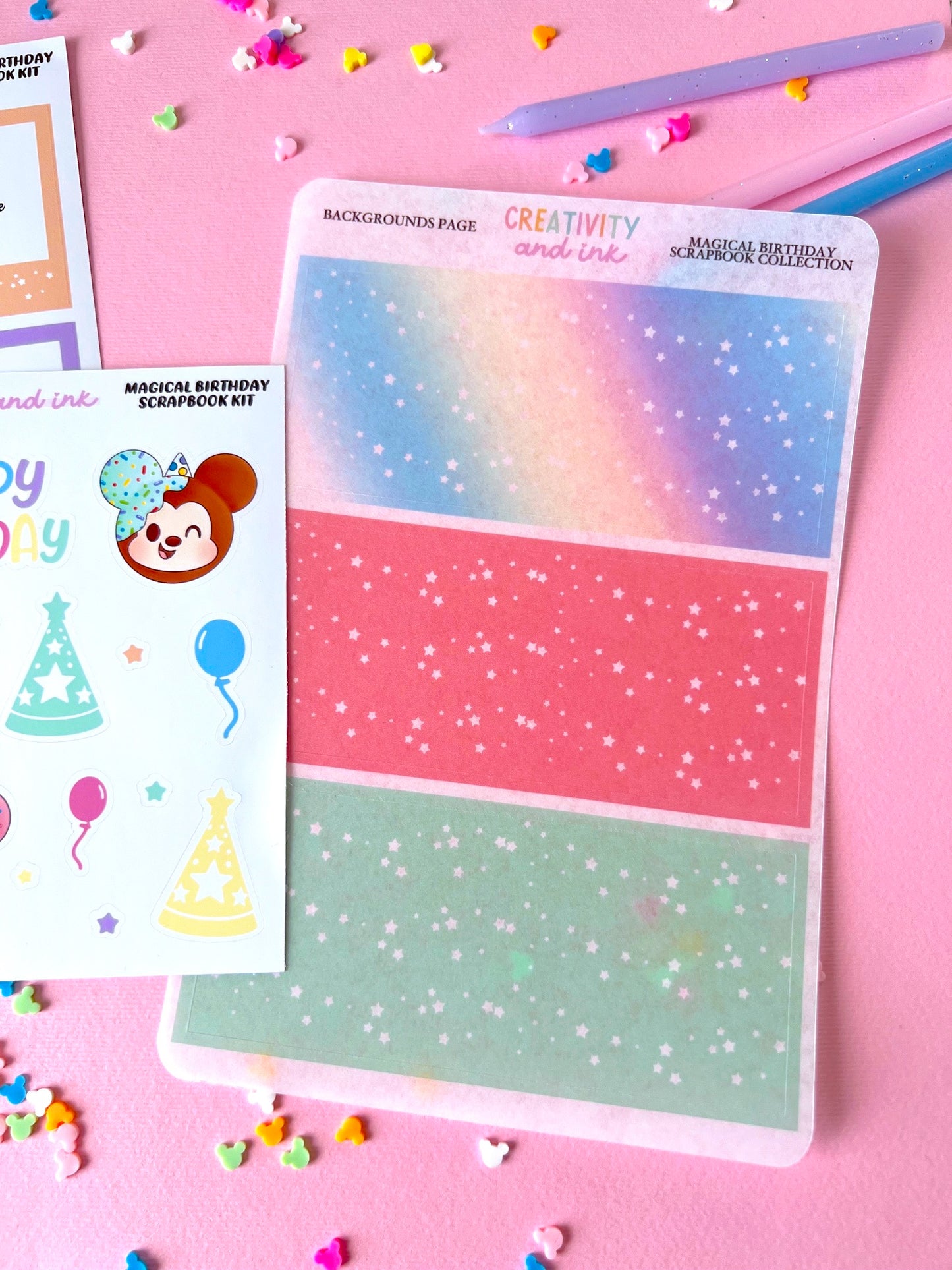 Magical Birthday / Full Scrapbooking Kit