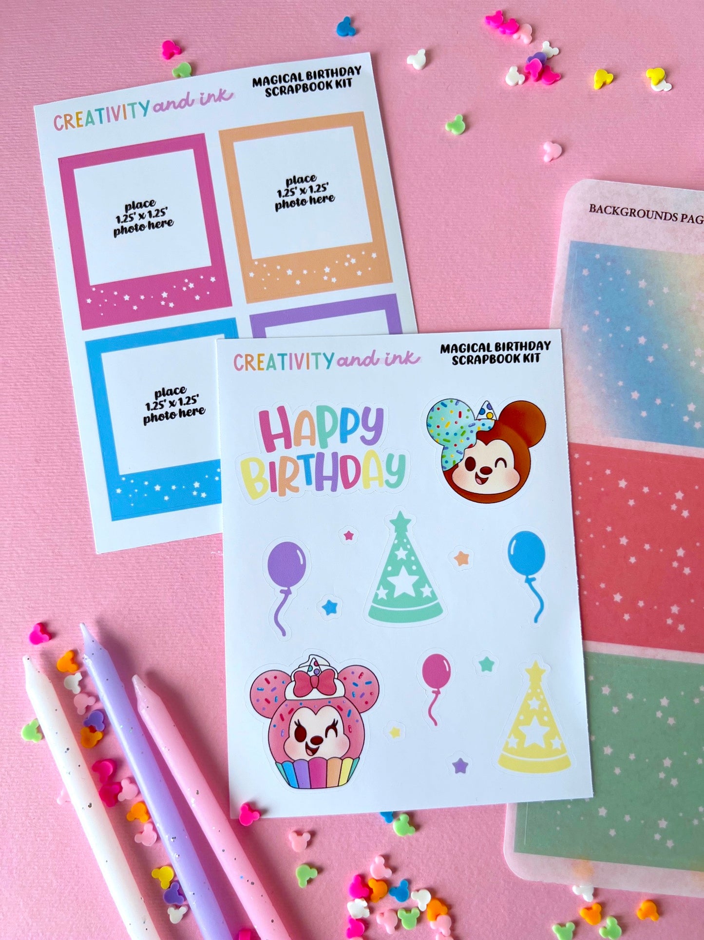 Magical Birthday / Full Scrapbooking Kit