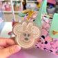 Gingerbread Head Bag Charm / Keychain (CHOOSE)