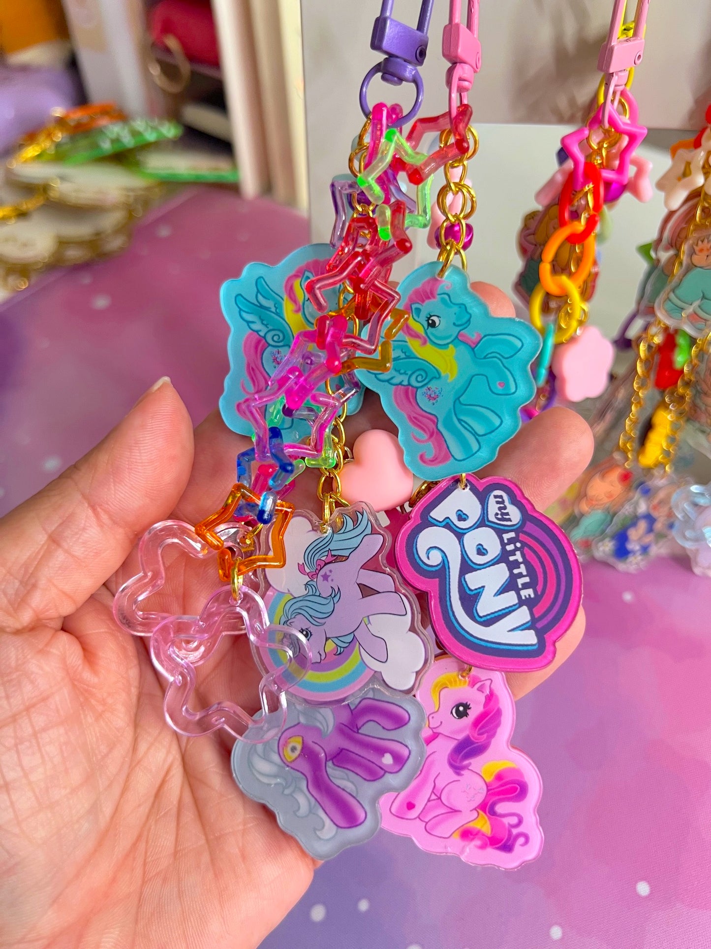Handmade PONY Junk Journal Charms