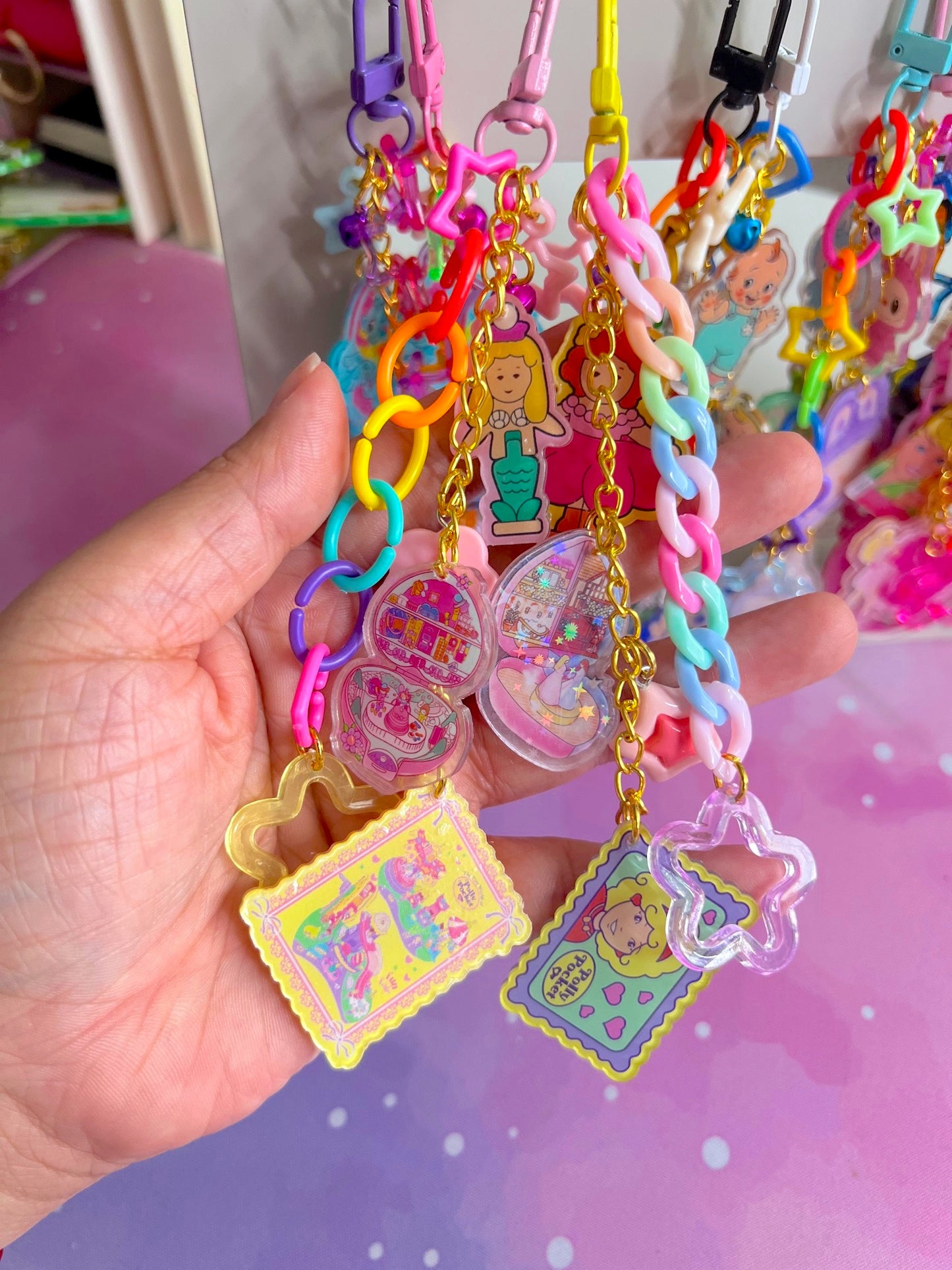 Handmade POLLY Junk Journal Charms