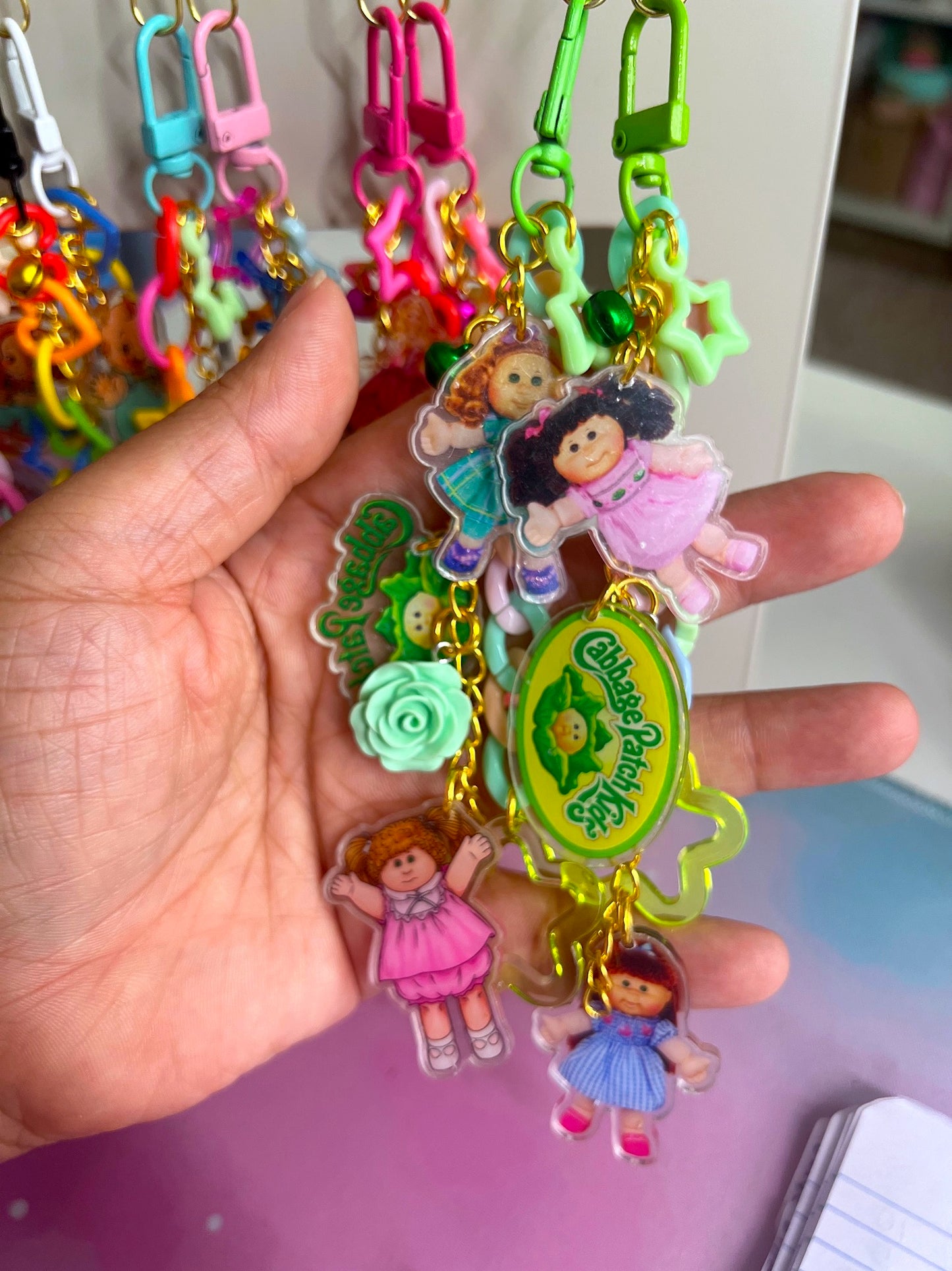 Handmade CABBAGE Junk Journal Charms