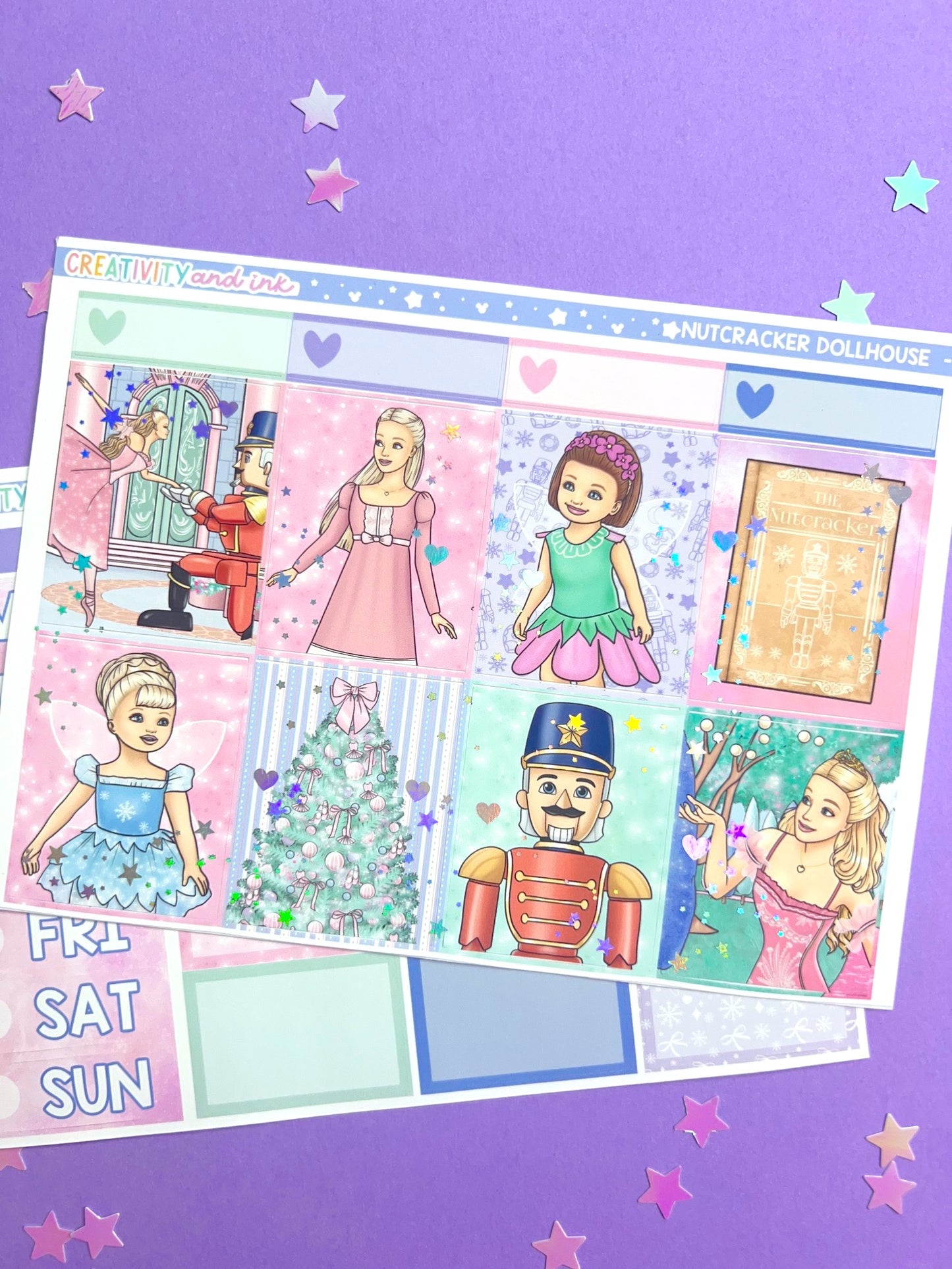 Nutcracker Dollhouse / Holographic Foil Full Kit (1.5" BOXES)