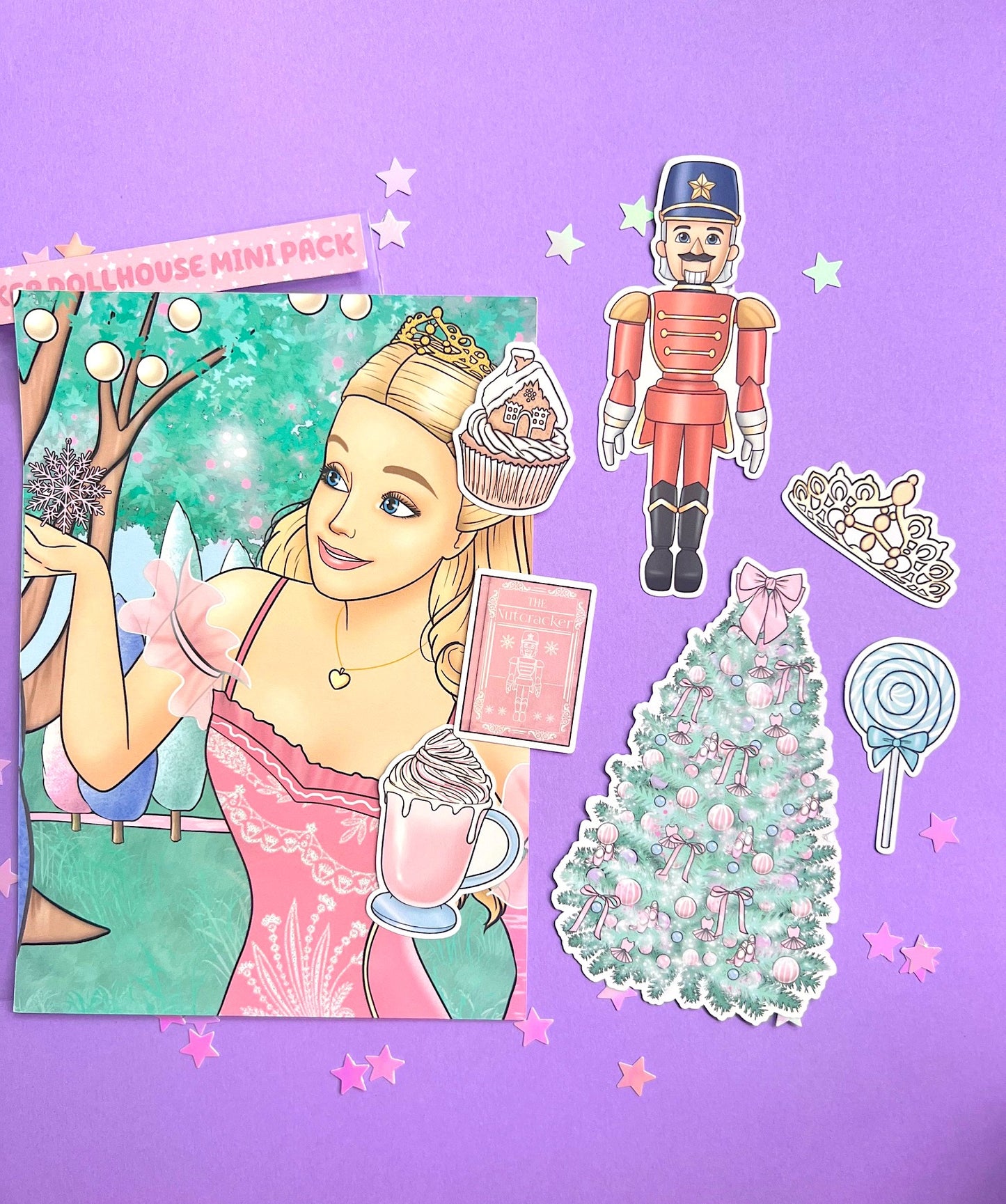 Nutcracker Dollhouse MINI Scrap Pack