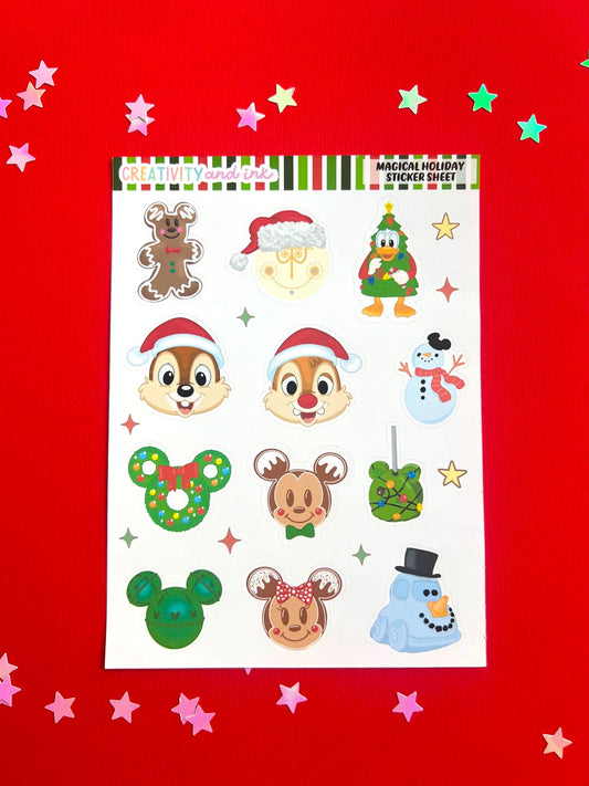 Magical Holiday Sticker Sheet